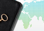 Modern world map and Holy Bible on the map