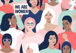 International Womens Day. We can do it Vector templates for card, poster, flyer and other users
